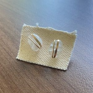 Mary MacGill Large Stone Studs in Moonstone